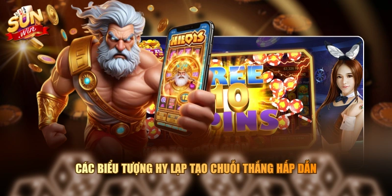 Các biểu tượng Hy Lạp tạo chuỗi thắng hấp dẫn